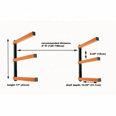 WR004A Lumber Storage Rack 3 Level