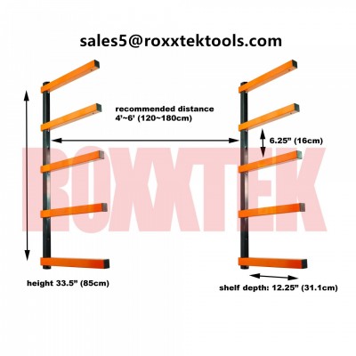 WR006E Lumber Storage Rack 6 Level,