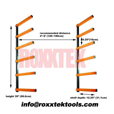 WR006A Lumber Storage Rack 6 Level